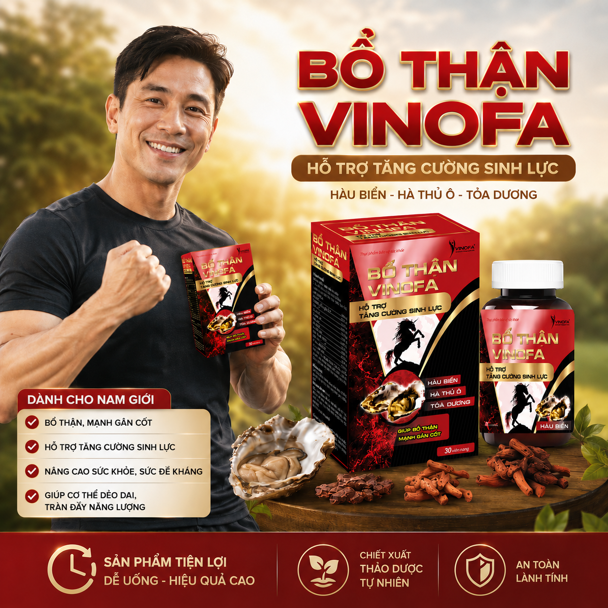 Bổ Thận Hàu Biển Vinofa